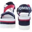 Sandały Tommy Hilfiger SPORTY NEOPRENE FLAT RWB - Sandały