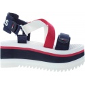 Sandały Tommy Hilfiger SPORTY NEOPRENE FLAT RWB - Sandały