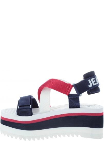 Sandały Tommy Hilfiger SPORTY NEOPRENE FLAT RWB - Sandały