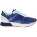 Półbuty Tommy Hilfiger GLITTER CITY SNEAKER TOMMY NAVY - Półbuty