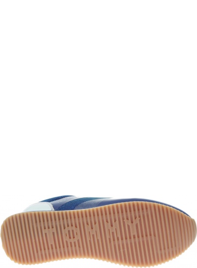 Półbuty Tommy Hilfiger GLITTER CITY SNEAKER TOMMY NAVY - Półbuty