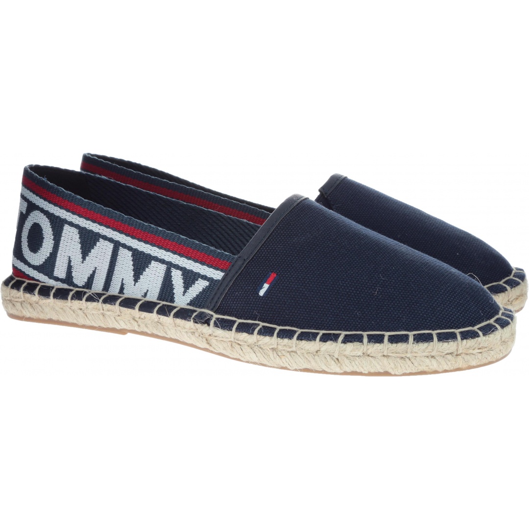 Espadryle Tommy Hilfiger POP WEBBING ESPDRILL MIDNIGHT -