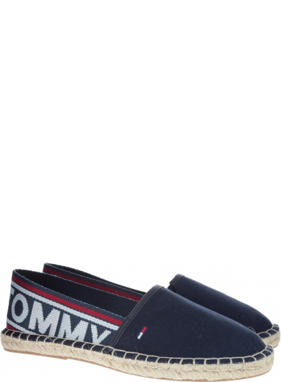 Espadryle Tommy Hilfiger POP WEBBING ESPDRILL MIDNIGHT -