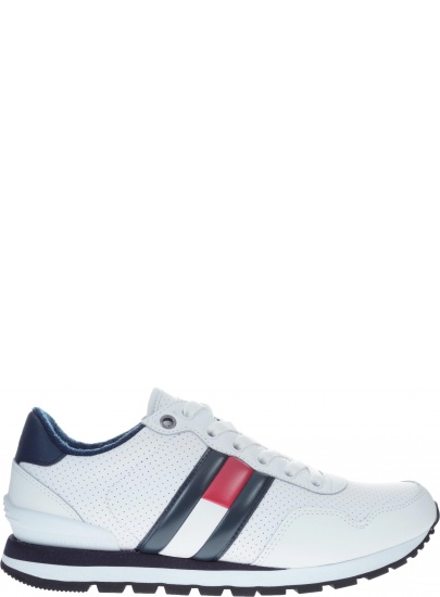 Półbuty Tommy Hilfiger LIFESTYLE TOMMY JEAN WHITE - Półbuty