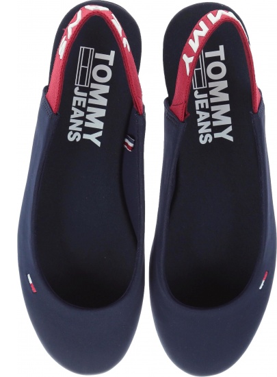 Baleriny Tommy Hilfiger SPORTY SLING BACK BA Navy - Baleriny