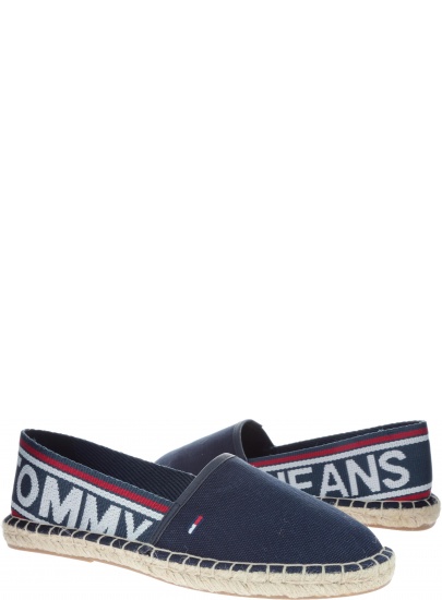 Espadryle Tommy Hilfiger POP WEBBING ESPDRILL MIDNIGHT -