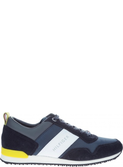 Półbuty Tommy Hilfiger ICONIC MATERIAL MIX MIDNIGHT - Półbuty