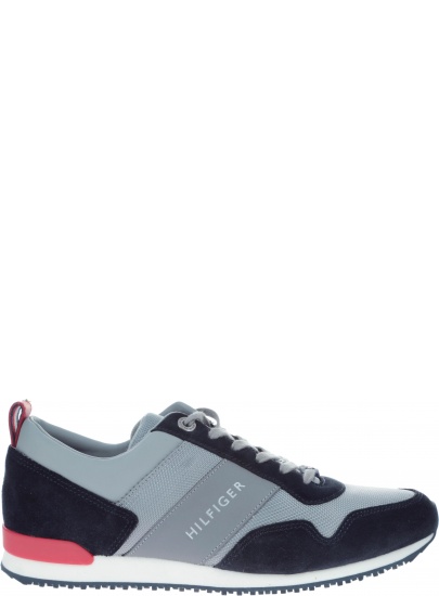 Półbuty Tommy Hilfiger ICONIC MATERIAL MIX MIDNIGHT-LIGHT