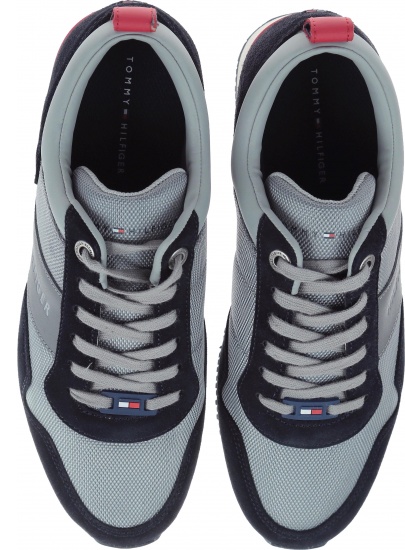 Półbuty Tommy Hilfiger ICONIC MATERIAL MIX MIDNIGHT-LIGHT