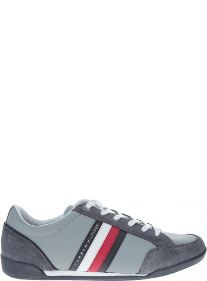 Półbuty Tommy Hilfiger CORPORATE MATERIAL M STEEL GREY - Półbuty