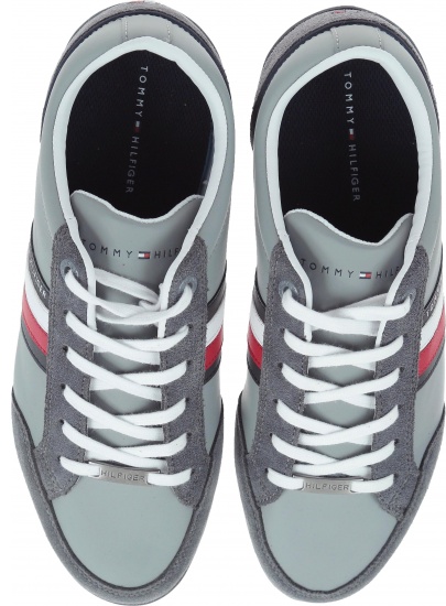 Półbuty Tommy Hilfiger CORPORATE MATERIAL M STEEL GREY - Półbuty