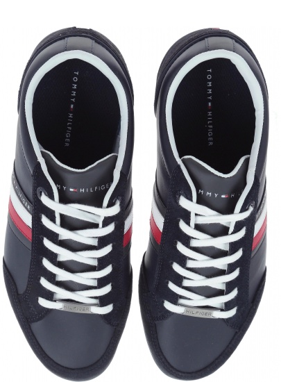 Półbuty Tommy Hilfiger CORPORATE MATERIAL M MIDNIGHT - Półbuty