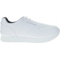 Białe półbuty Tommy Hilfiger CORPORATE LEATHER RU WHITE -