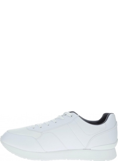 Białe półbuty Tommy Hilfiger CORPORATE LEATHER RU WHITE -