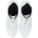 Białe półbuty Tommy Hilfiger CORPORATE LEATHER RU WHITE -