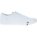 Białe skórzane Półbuty Tommy Hilfiger CORPORATE LEATHER SN