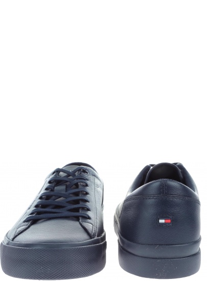 Granatowe Półbuty Tommy Hilfiger CORPORATE LEATHER SN MIDNIGHT