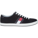 Czarne półbuty Tommy Hilfiger ESSENTIAL FLAG DETAIL BLACK -