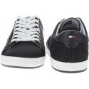 Czarne półbuty Tommy Hilfiger ESSENTIAL FLAG DETAIL BLACK -