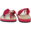 Japonki Tommy Hilfiger LEATHER FOOTBED BEAC TANGO RED - Japonki