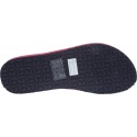 Japonki Tommy Hilfiger LEATHER FOOTBED BEAC TANGO RED - Japonki