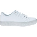 Białe Półbuty Tommy Hilfiger GLITTER DRESS SNEAKE WHITE -