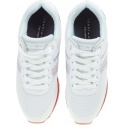 Półbuty Tommy Hilfiger TOMMY CORPORATE RETR WHITE - Półbuty