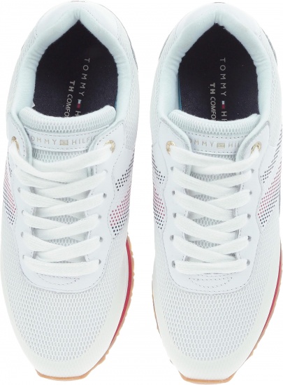 Półbuty Tommy Hilfiger TOMMY CORPORATE RETR WHITE - Półbuty