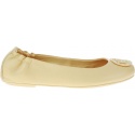 Baleriny Tommy Hilfiger FLEXIBLE LEATHER BAL Golden Haze -