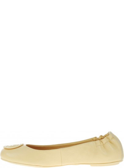 Baleriny Tommy Hilfiger FLEXIBLE LEATHER BAL Golden Haze -