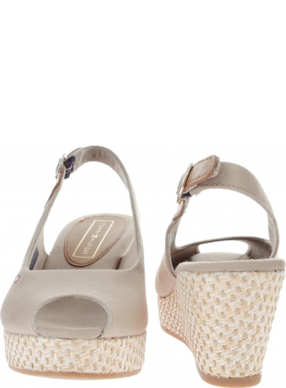 Espadryle Tommy Hilfiger ICONIC ELBA BASIC SL COBBLESTONE -