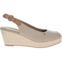 Espadryle Tommy Hilfiger ICONIC ELBA BASIC SL COBBLESTONE -