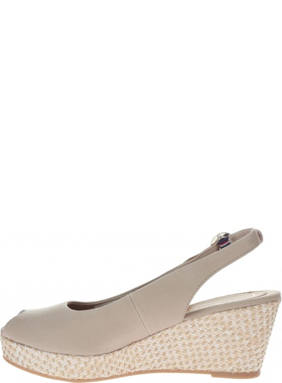 Espadryle Tommy Hilfiger ICONIC ELBA BASIC SL COBBLESTONE -