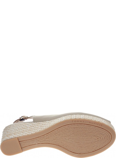 Espadryle Tommy Hilfiger ICONIC ELBA BASIC SL COBBLESTONE -