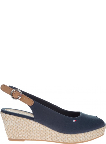 Espadryle Tommy Hilfiger ICONIC ELBA BASIC SL MIDNIGHT -