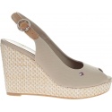 Espadryle Tommy Hilfiger ICONIC ELENA BASIC S COBBLESTONE -