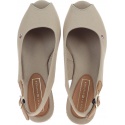 Espadryle Tommy Hilfiger ICONIC ELENA BASIC S COBBLESTONE -
