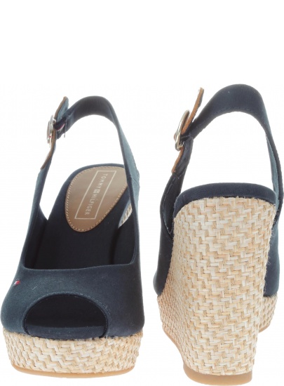 Espadryle Tommy Hilfiger ICONIC ELENA BASIC S MIDNIGHT -
