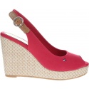 Espadryle Tommy Hilfiger ICONIC ELENA BASIC S TANGO RED -