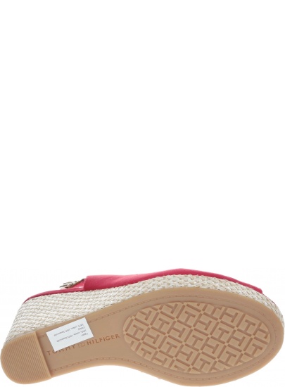 Espadryle Tommy Hilfiger ICONIC ELENA BASIC S TANGO RED -