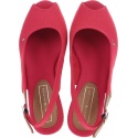 Espadryle Tommy Hilfiger ICONIC ELENA BASIC S TANGO RED -