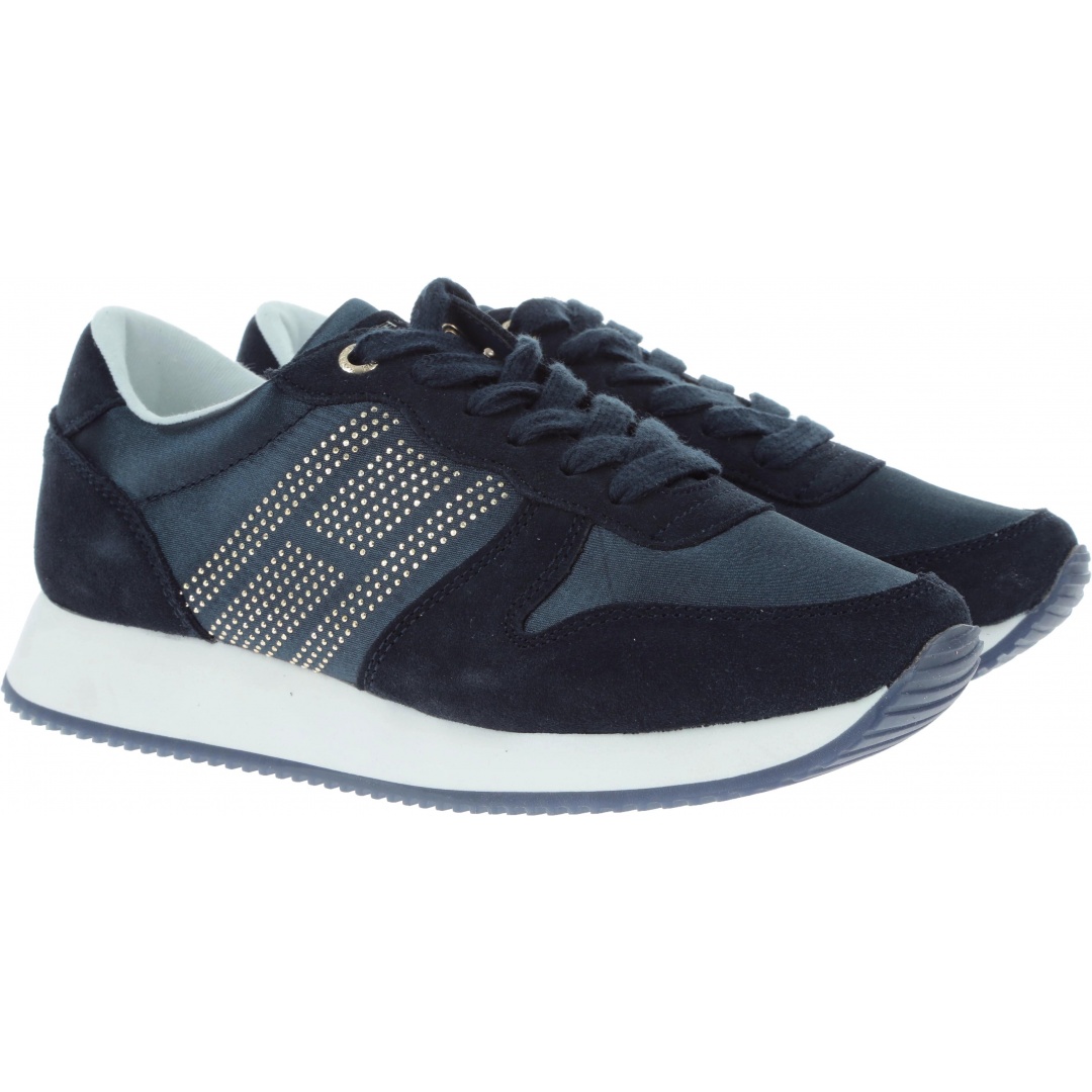 TOMMY HILFIGER Sparkle Satin City Midnight FW0FW03991 403 -