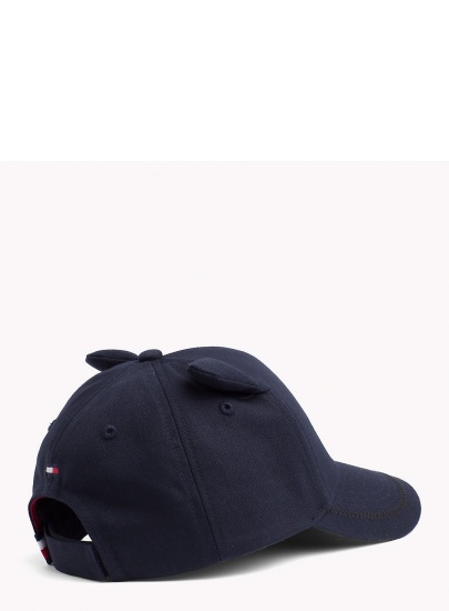 GRANATOWA CZAPKA TOMMY HILFIGER MASCOT CAP AU0AU00308 901 -