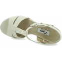 SANDAŁY CLARKS Adesha River White Leather CL26123227 - Sandały