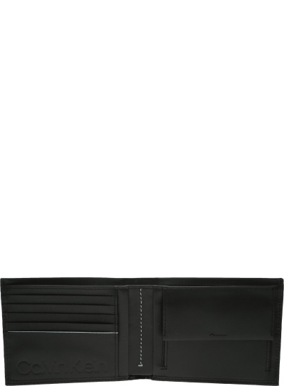 Czarny Portfel CALVIN KLEIN Flex 5Cc Coin K50K504414 001 -