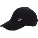 CZARNA CZAPKA CALVIN KLEIN CONTRATS EDGE CAP K50K504470 001