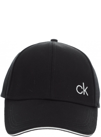 CZARNA CZAPKA CALVIN KLEIN CONTRATS EDGE CAP K50K504470 001