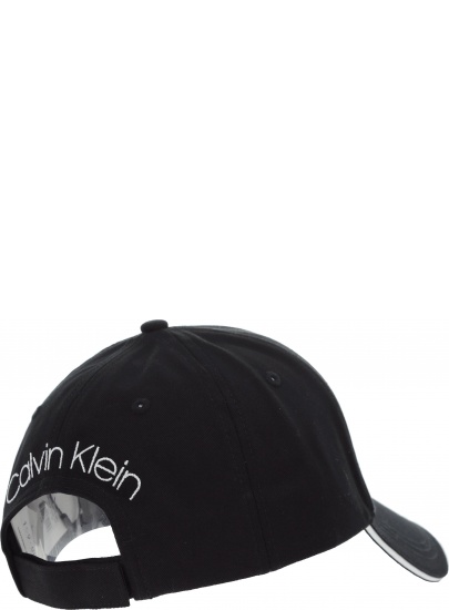 CZARNA CZAPKA CALVIN KLEIN CONTRATS EDGE CAP K50K504470 001