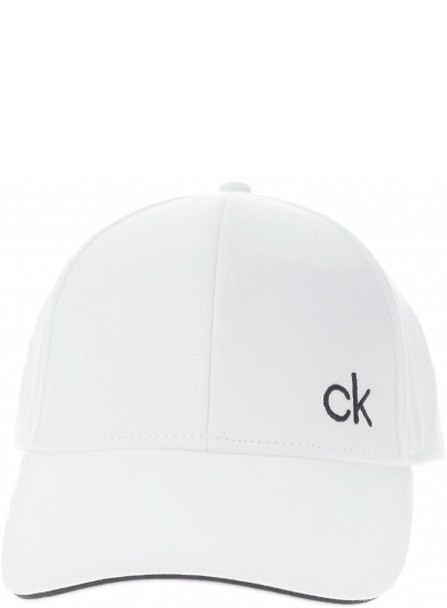 BIAŁA CZAPKA CALVIN KLEIN CONTRATS EDGE CAP K50K504470 107