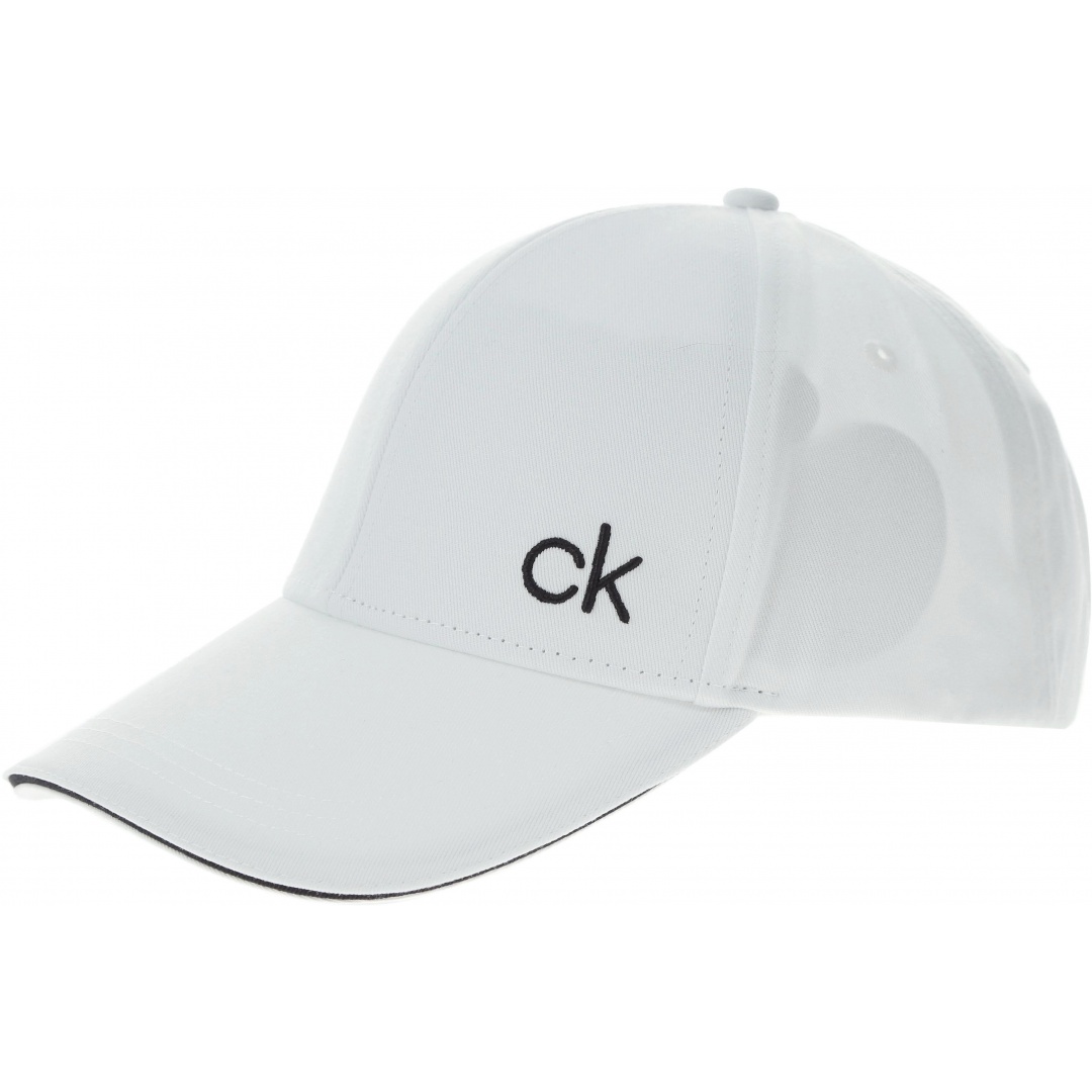 BIAŁA CZAPKA CALVIN KLEIN CONTRATS EDGE CAP K50K504470 107